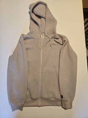 Levi's Grey Sherpa Zip Hoodie